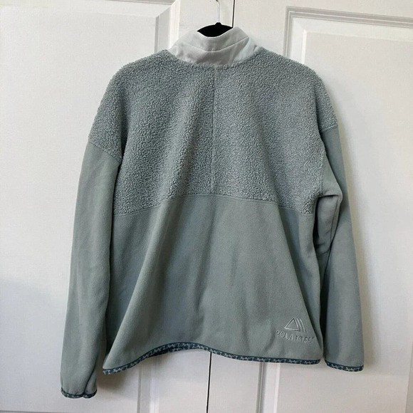 Under Armour Women's Polartec Maxx Full Zip Long Sleeve Top  Womens Small Blue - Picture 5 of 8